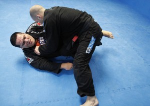 BJJ instructor Keith McKenzie with Walter Broca