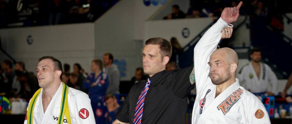 Keith winning in BJJ Competitions