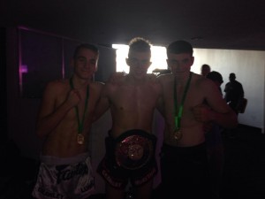 Luke Hill, Oscar Cutter and Paul Clarke winning!