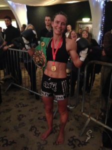 WBC World Champion at 55.3kg Ruth Ashdown fighting out of Lumpini Muay Thai Crawley